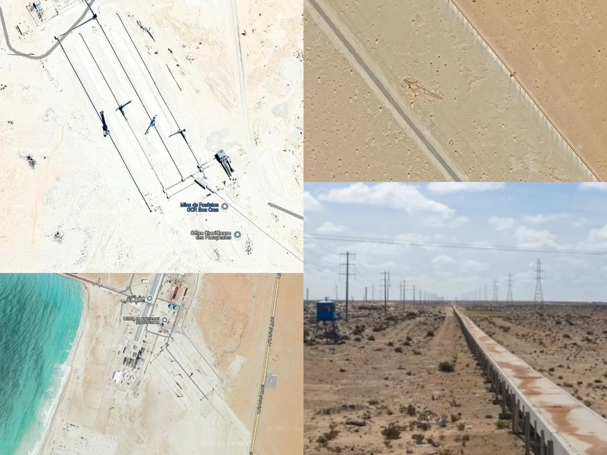 Phosphate's belt in Bou Craa